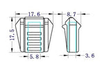 Plastic Zipper Pull Cord Tip (AP062)