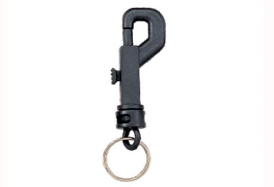 American Plastics Plastic Key Ring Snap Hook (AP151) Black